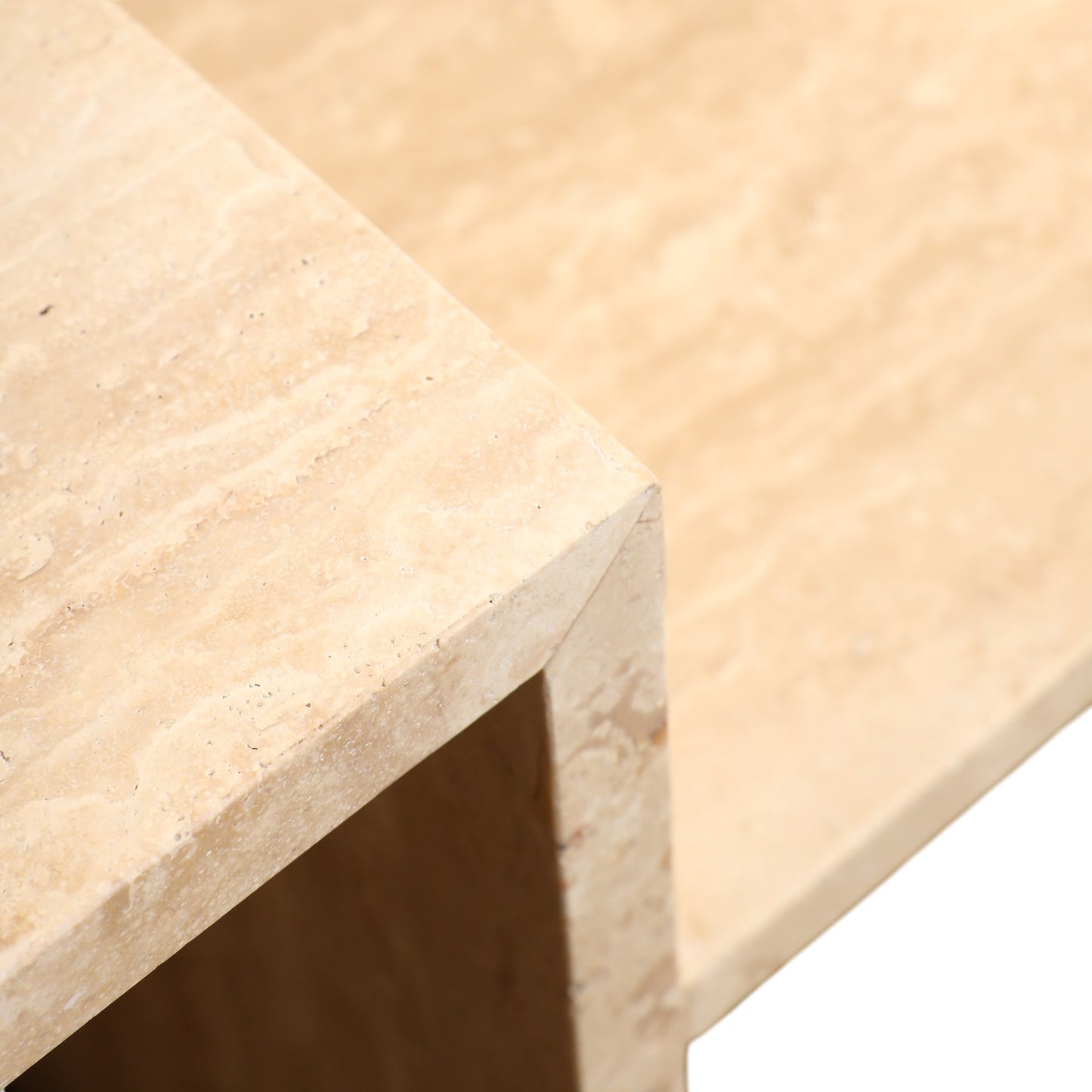 Felix Travertine Coffee Table