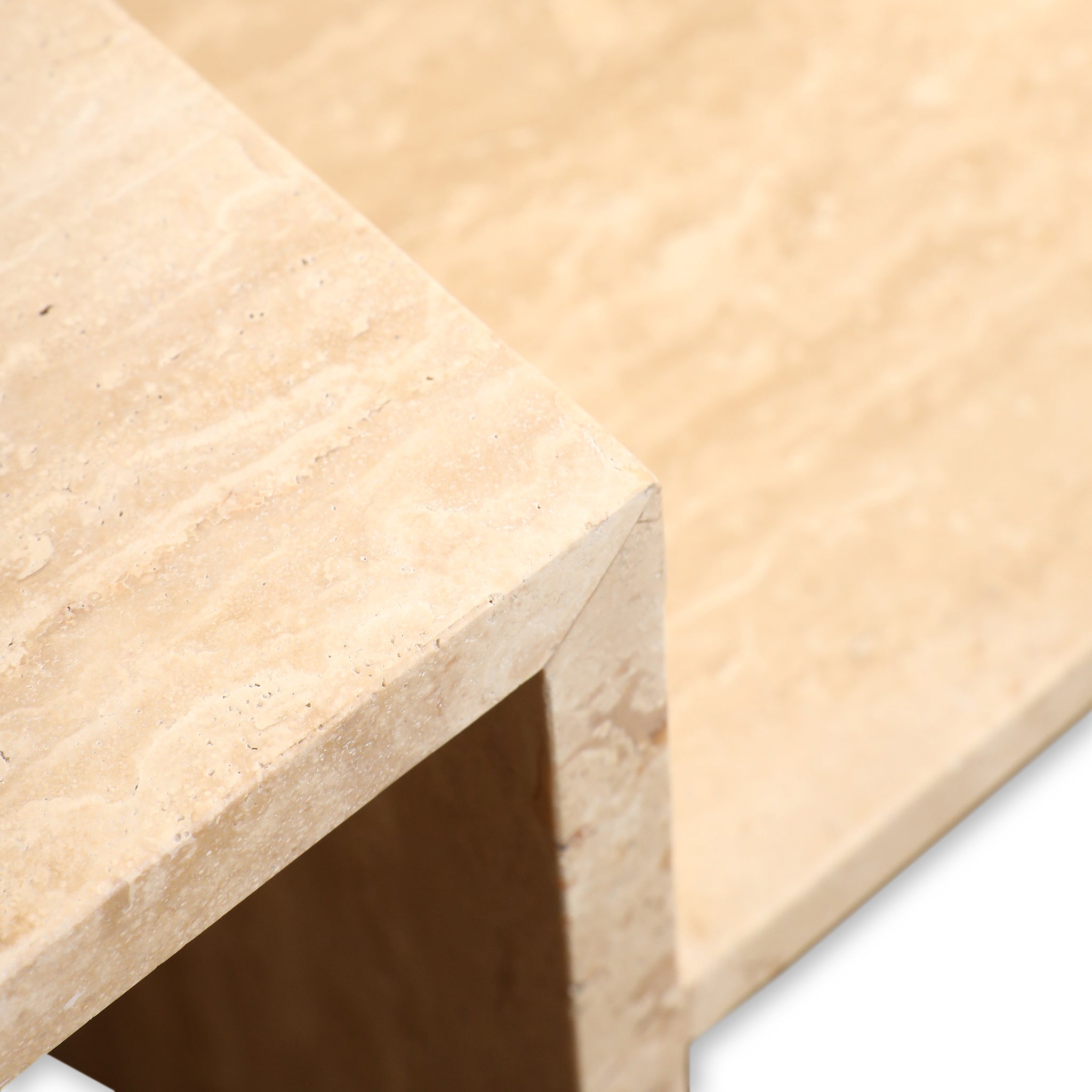 Felix Travertine Coffee Table
