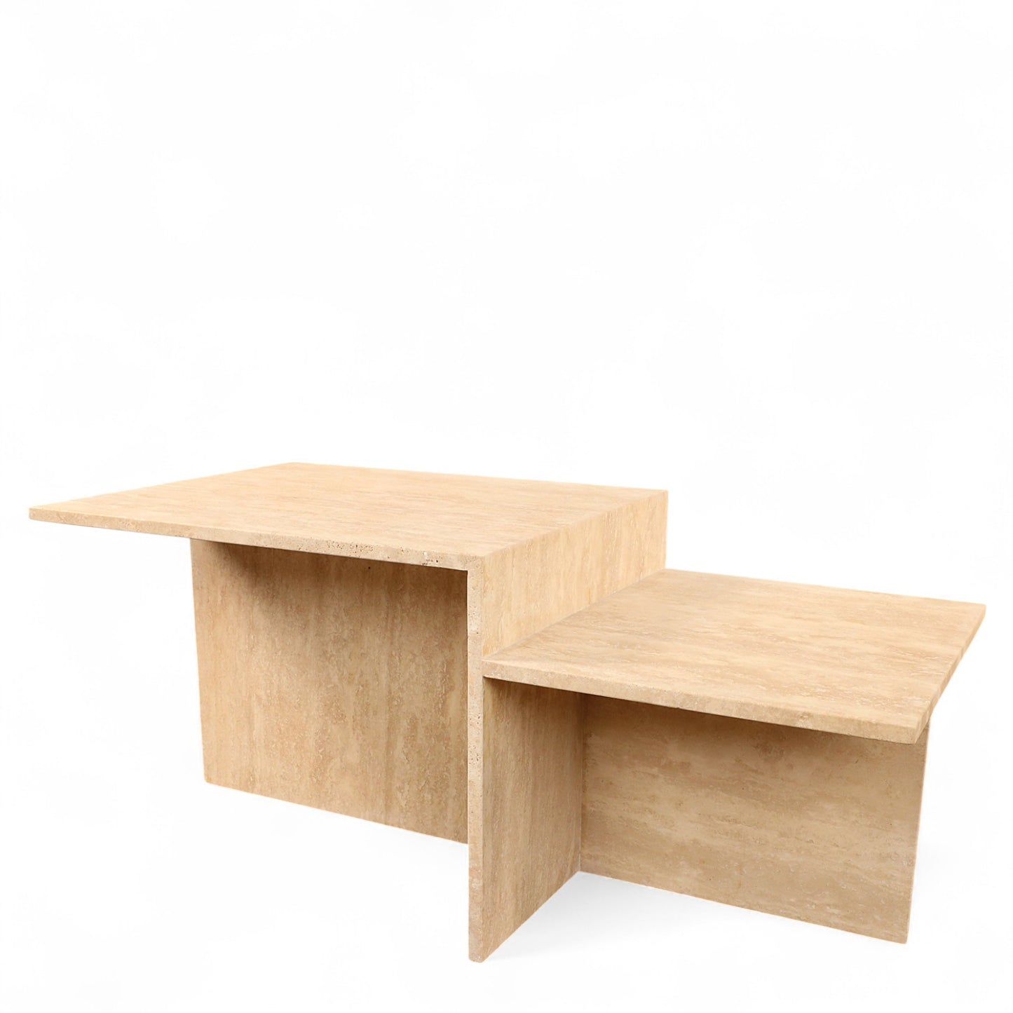 Felix Travertine Coffee Table