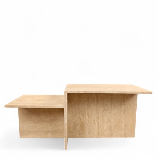 Felix Travertine Coffee Table