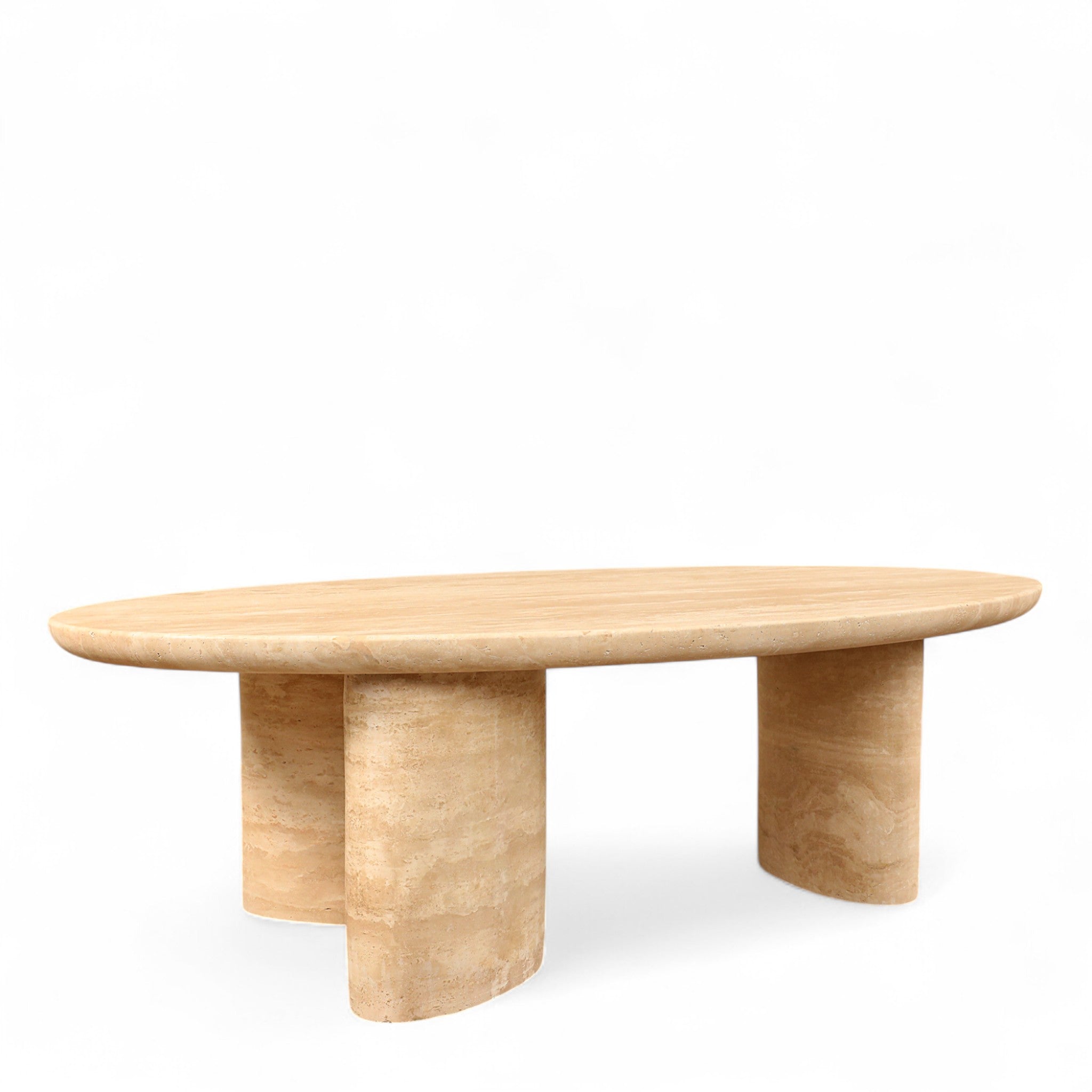 Miles Travertine Coffee Table