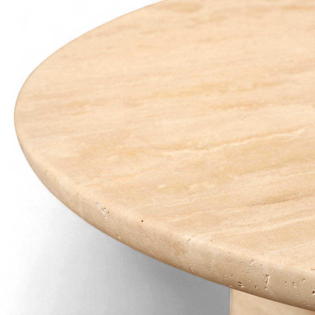 Miles Travertine Coffee Table