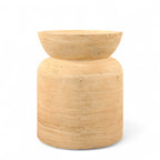 Sage Travertine Side Table