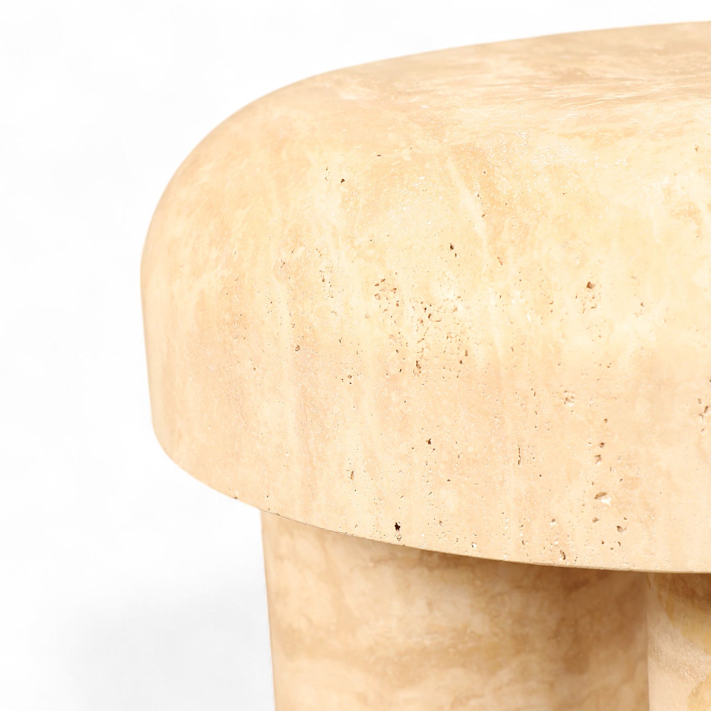 Celeste Travertine Side Table