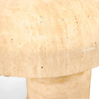 Celeste Travertine Side Table