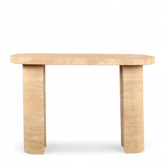 Mateo Travertine Console Table