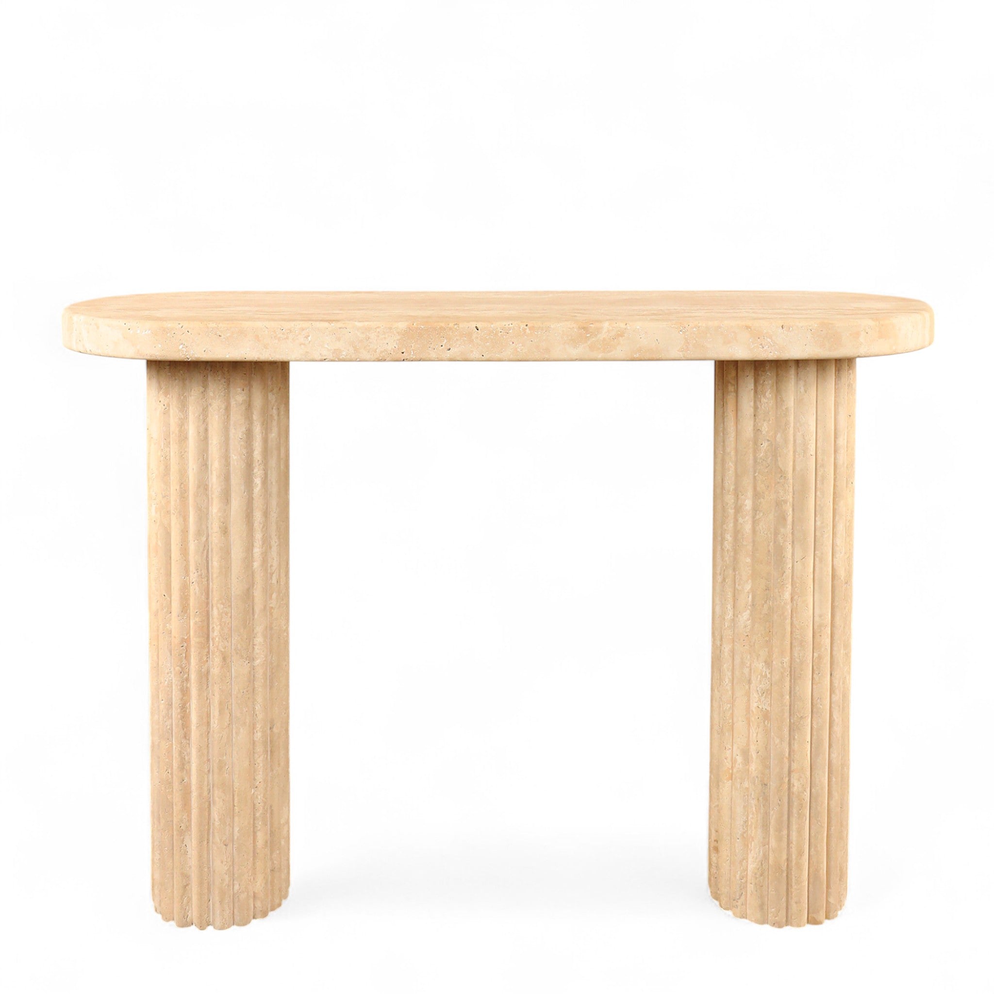 Grace Travertine Console Table