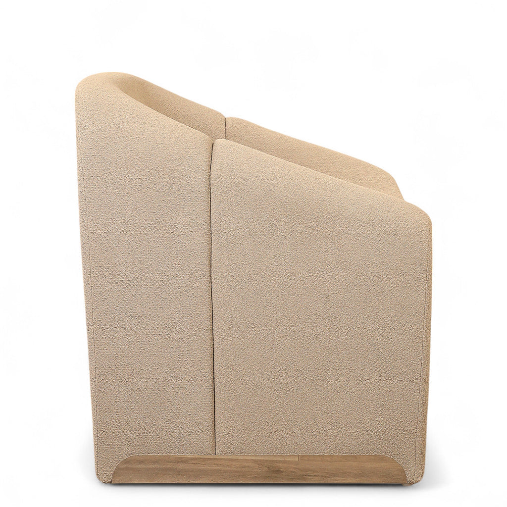 Alex Bouclé  Armchair Lounge Chair