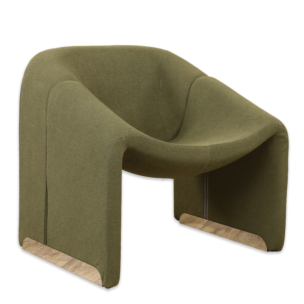 Alex Bouclé  Armchair Lounge Chair