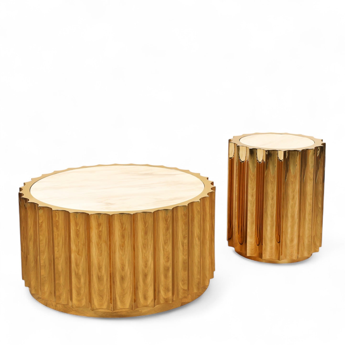 Dido Marble Coffee & Side Table