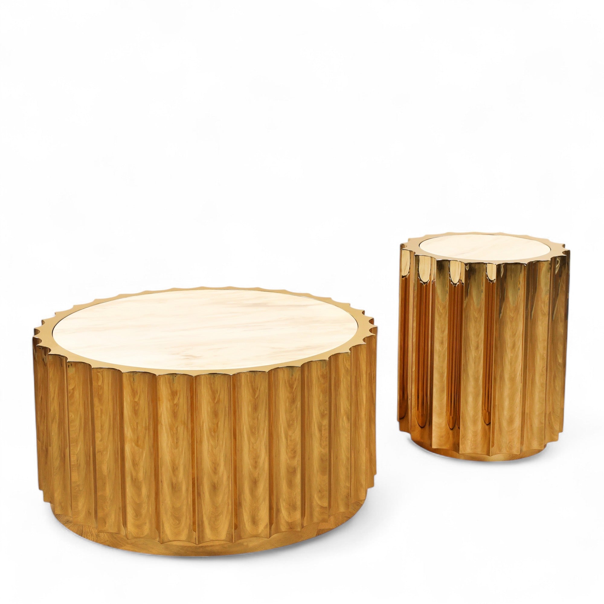 Dido Marble Coffee & Side Table