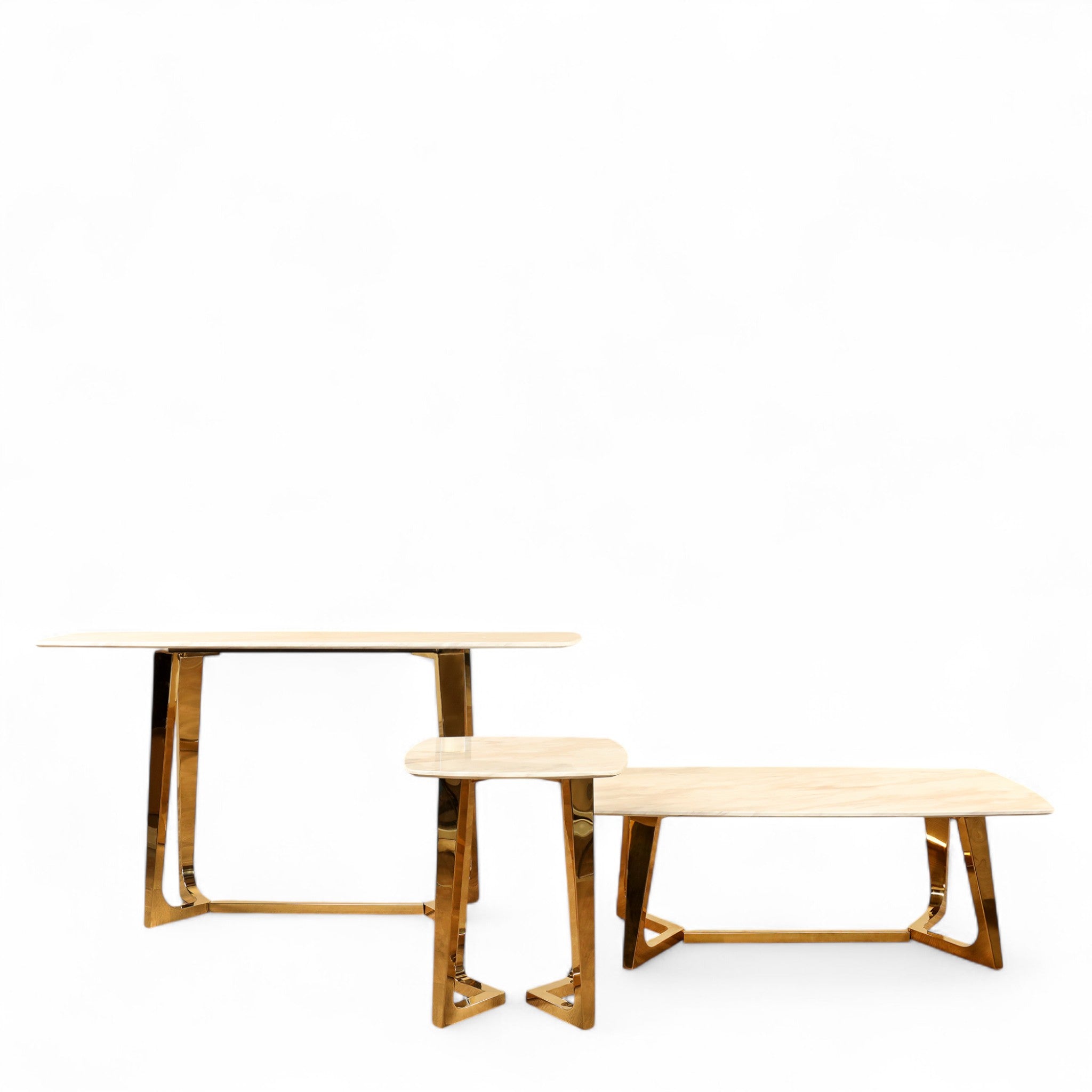 Elwyn Marble Coffee & Side Table