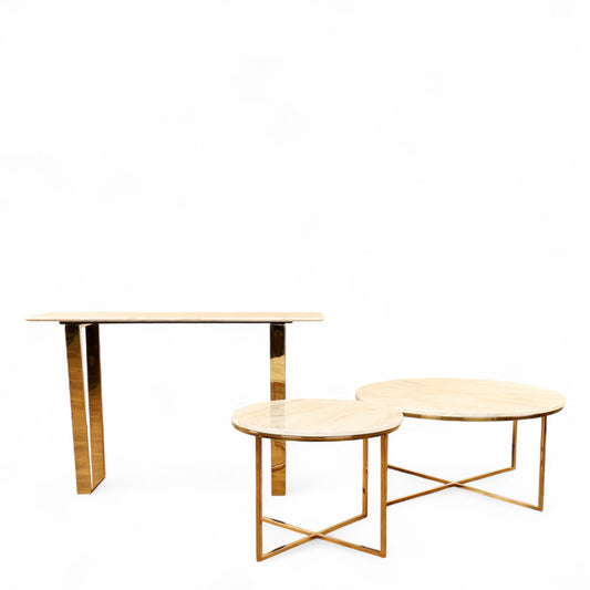 Cian Marble Coffee & Side Table
