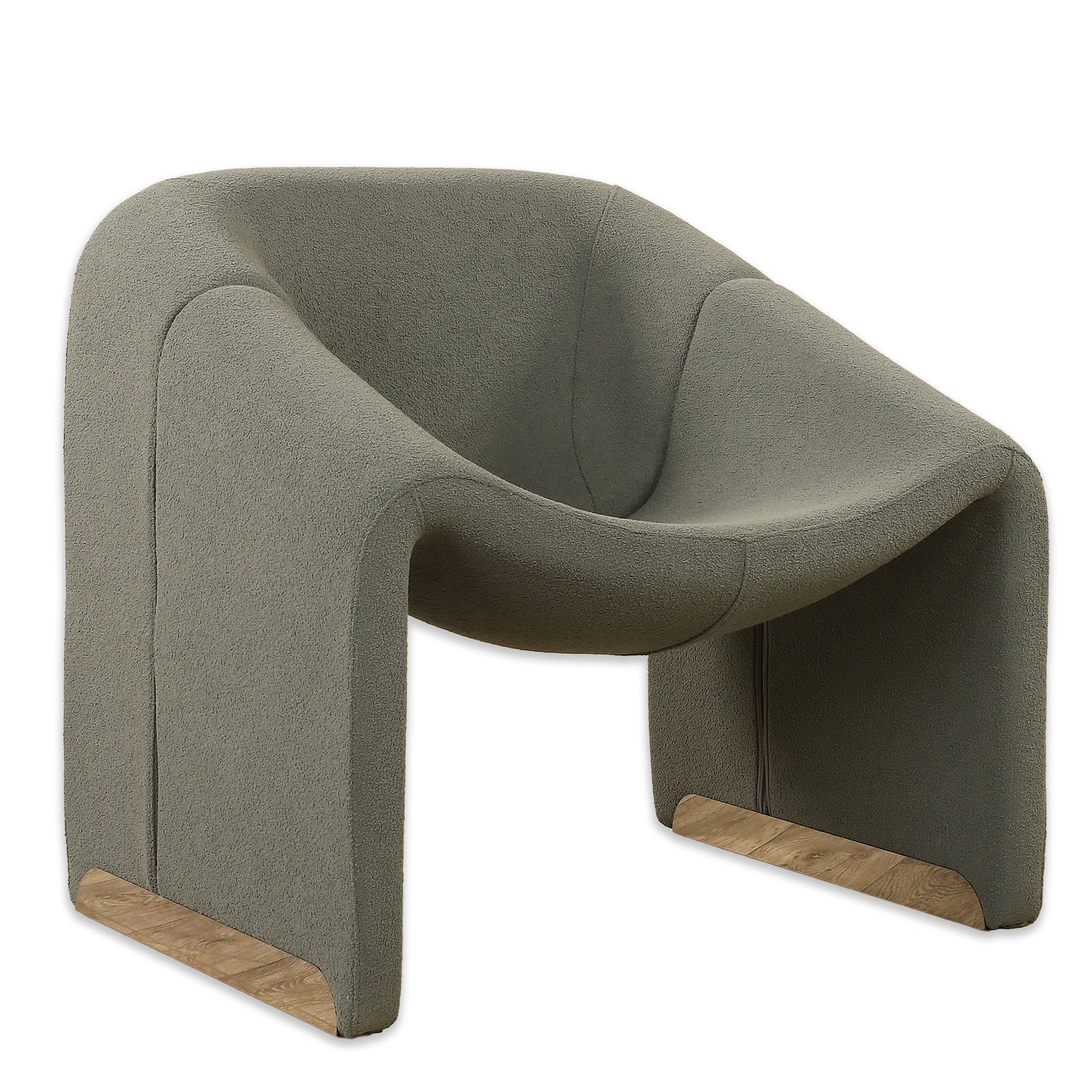 Alex Bouclé  Armchair Lounge Chair