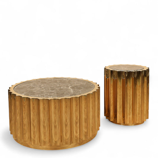 Dido Marble Coffee & Side Table