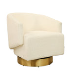 Olean - Bouclé Swivel Armchair Lounge Chair