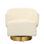 Olean - Bouclé Swivel Armchair Lounge Chair