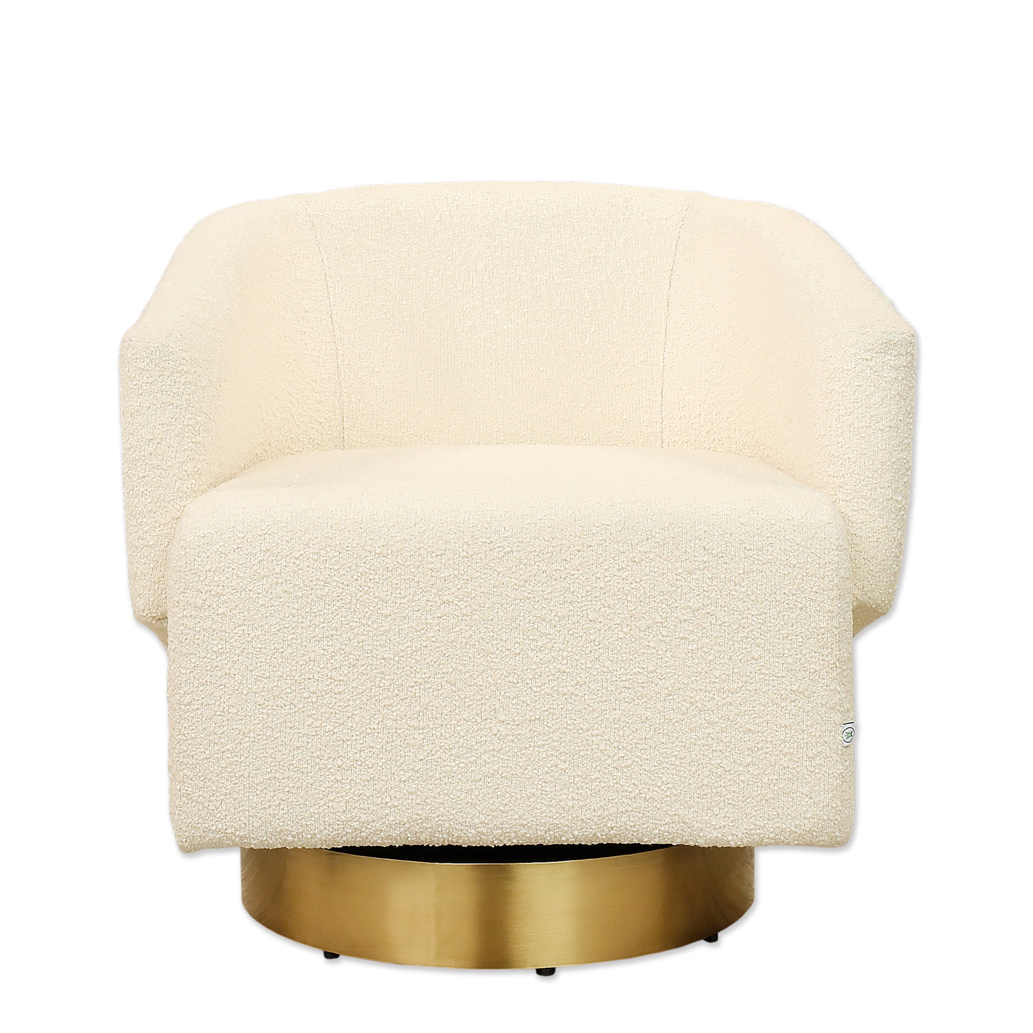 Olean - Bouclé Swivel Armchair Lounge Chair
