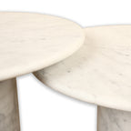 Lucy Marble Side Table Set