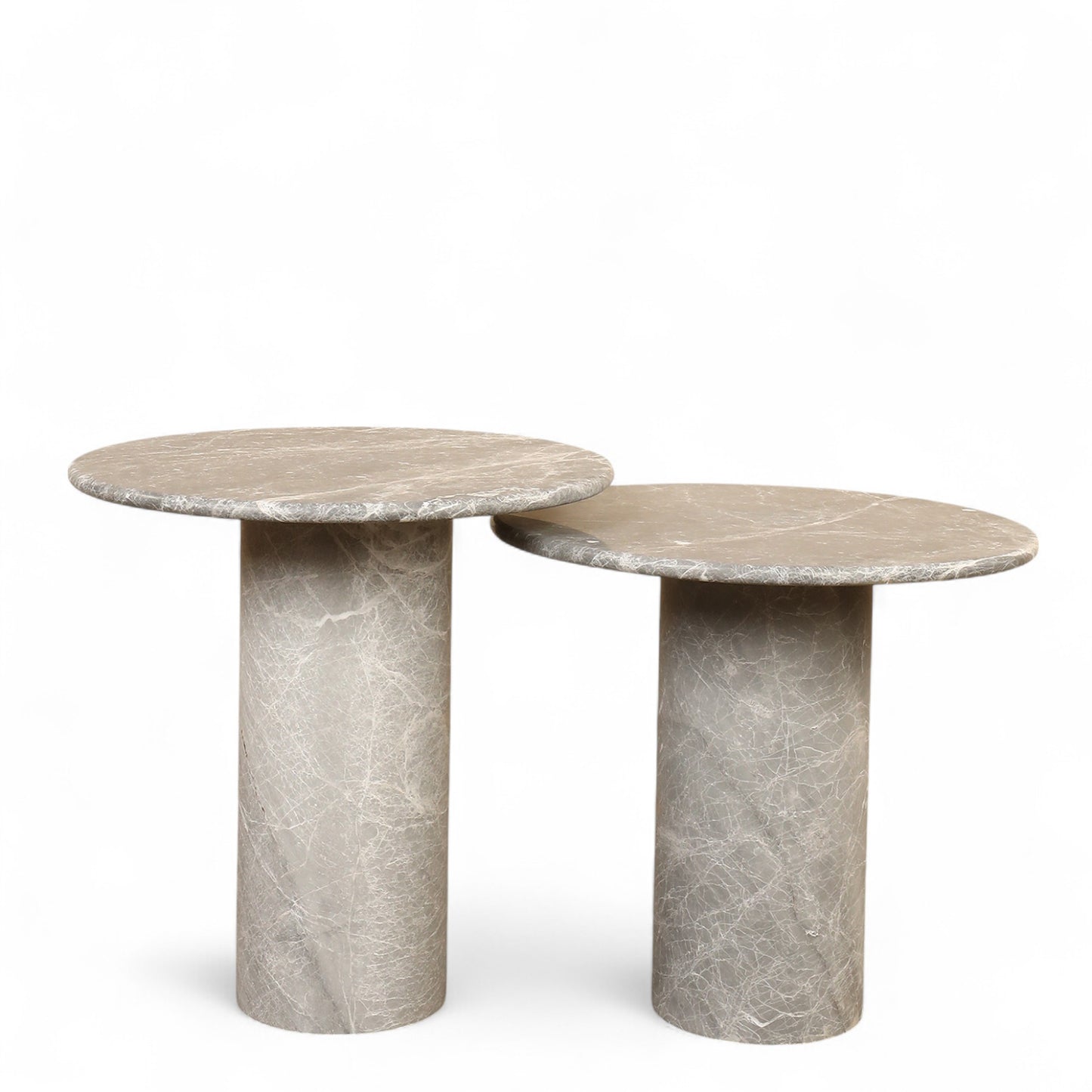 Lucy Marble Side Table Set