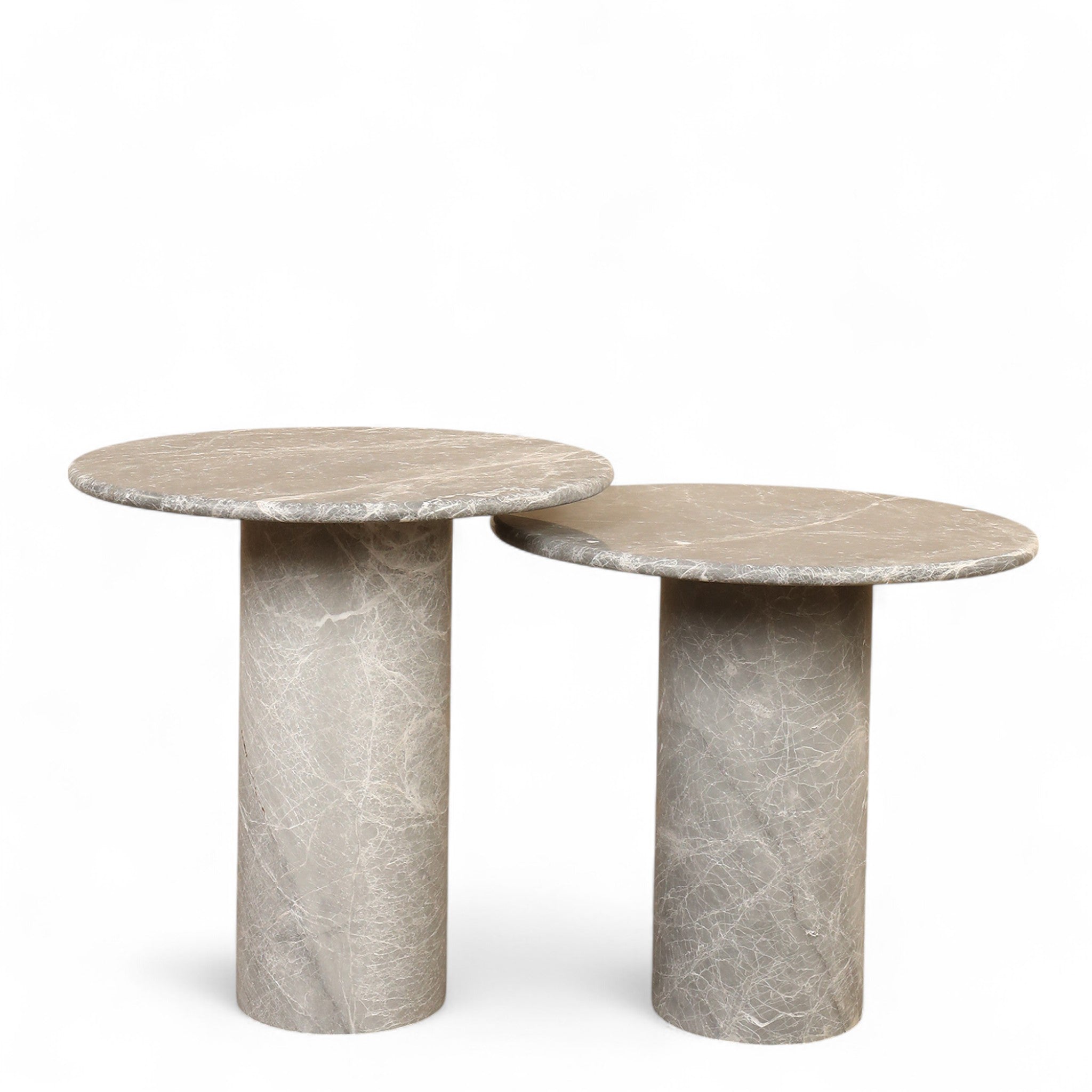 Lucy Marble Side Table Set