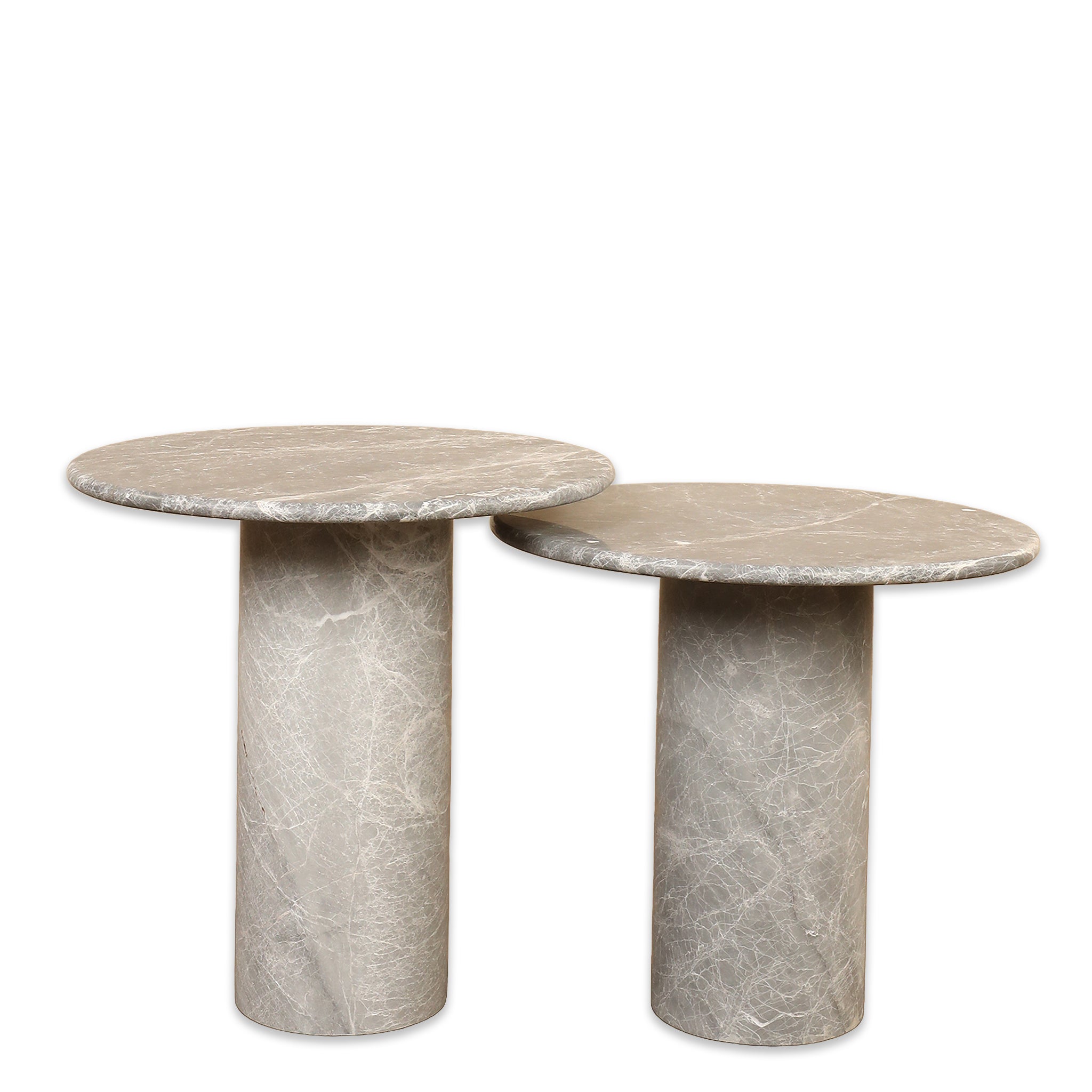 Lucy Marble Side Table Set