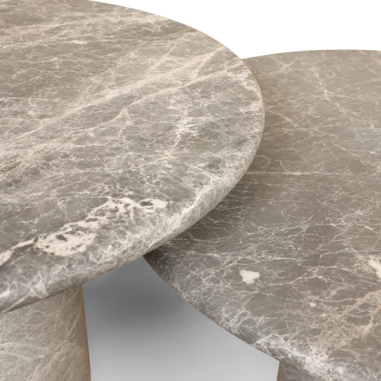 Lucy Marble Side Table Set