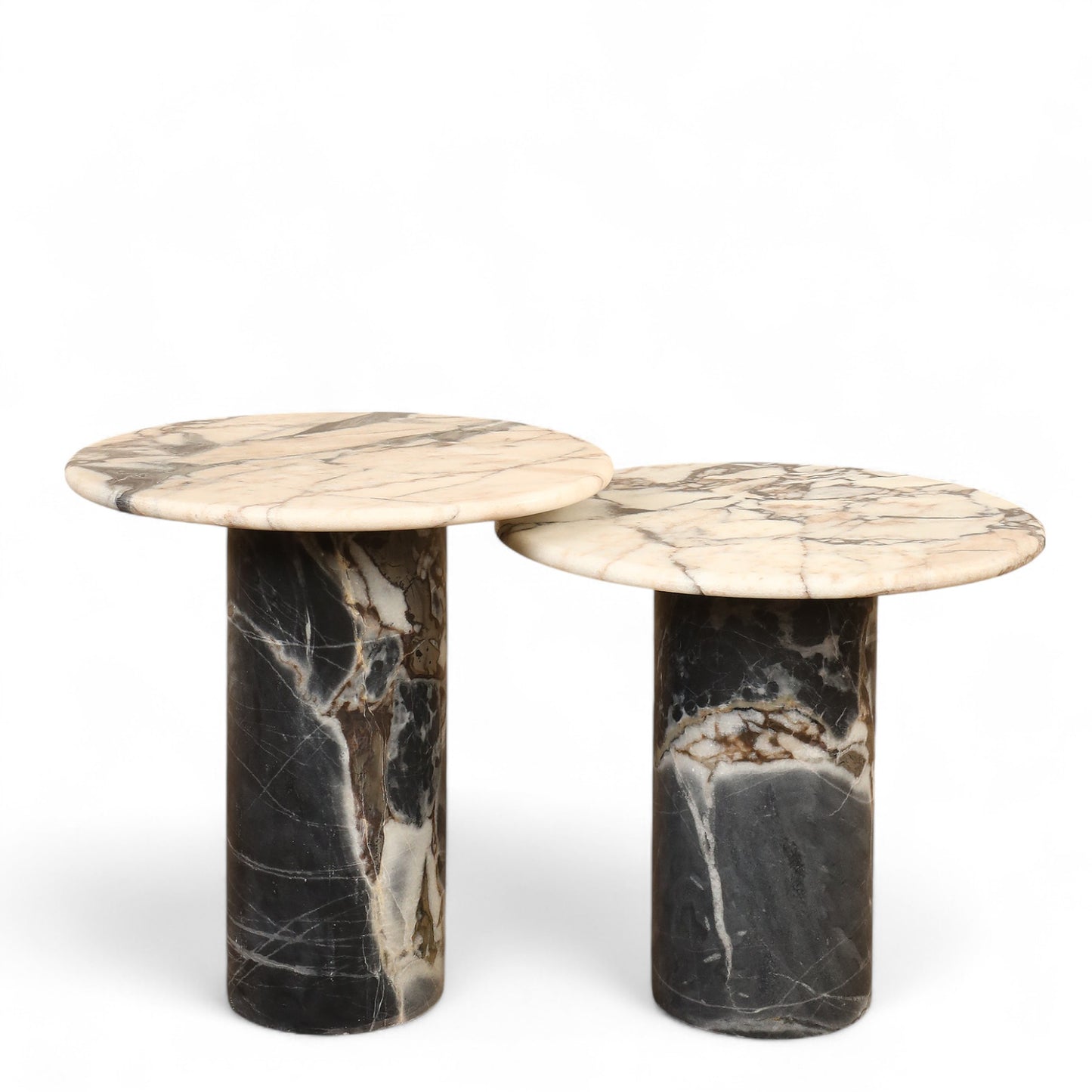 Lucy Marble Side Table Set