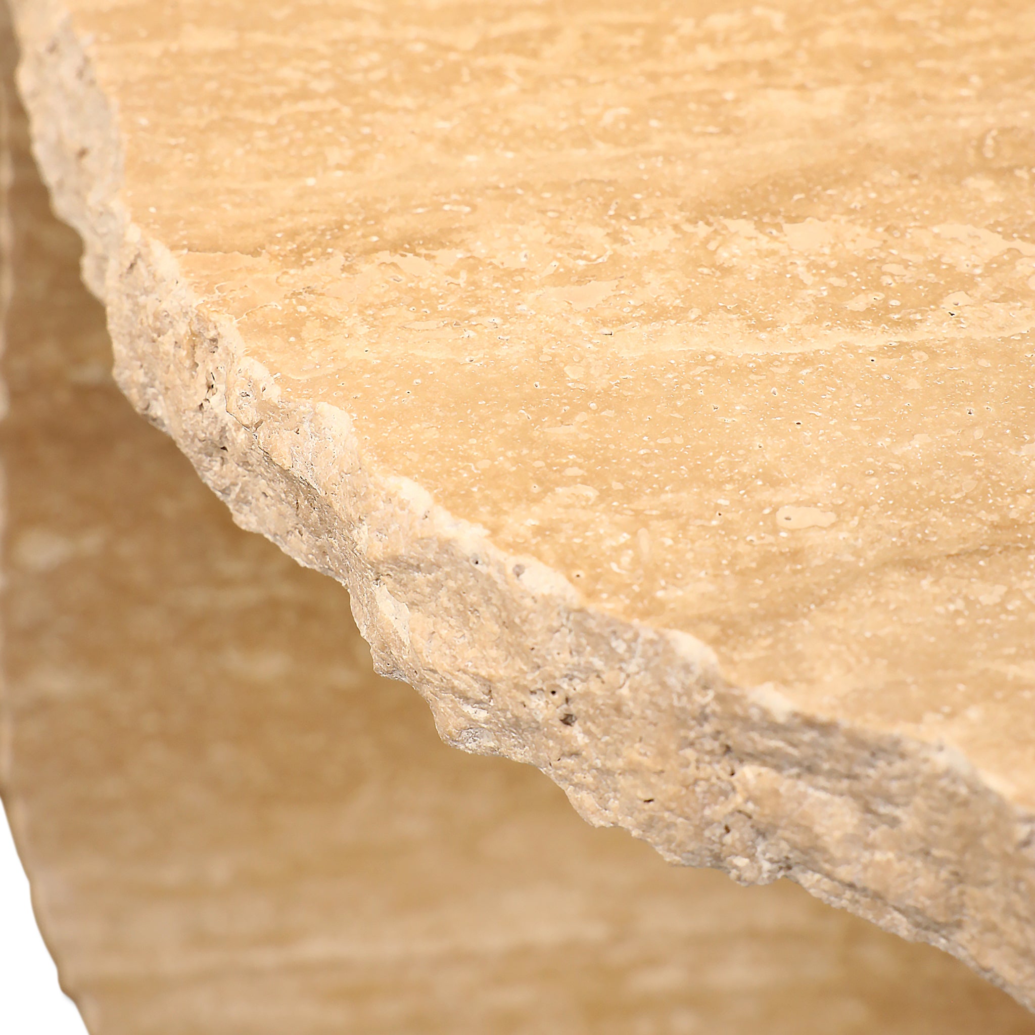 Pexal Travertine Side Table