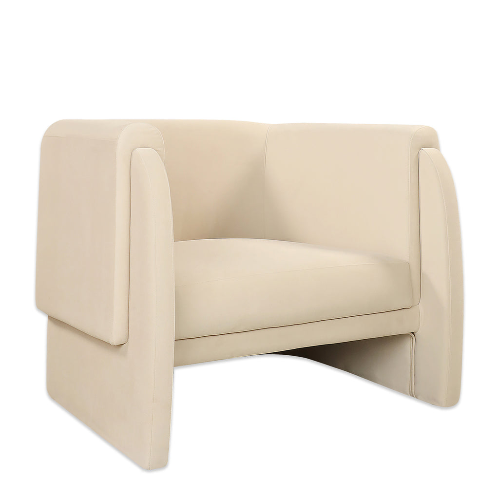 Castor - Velvet Armchair