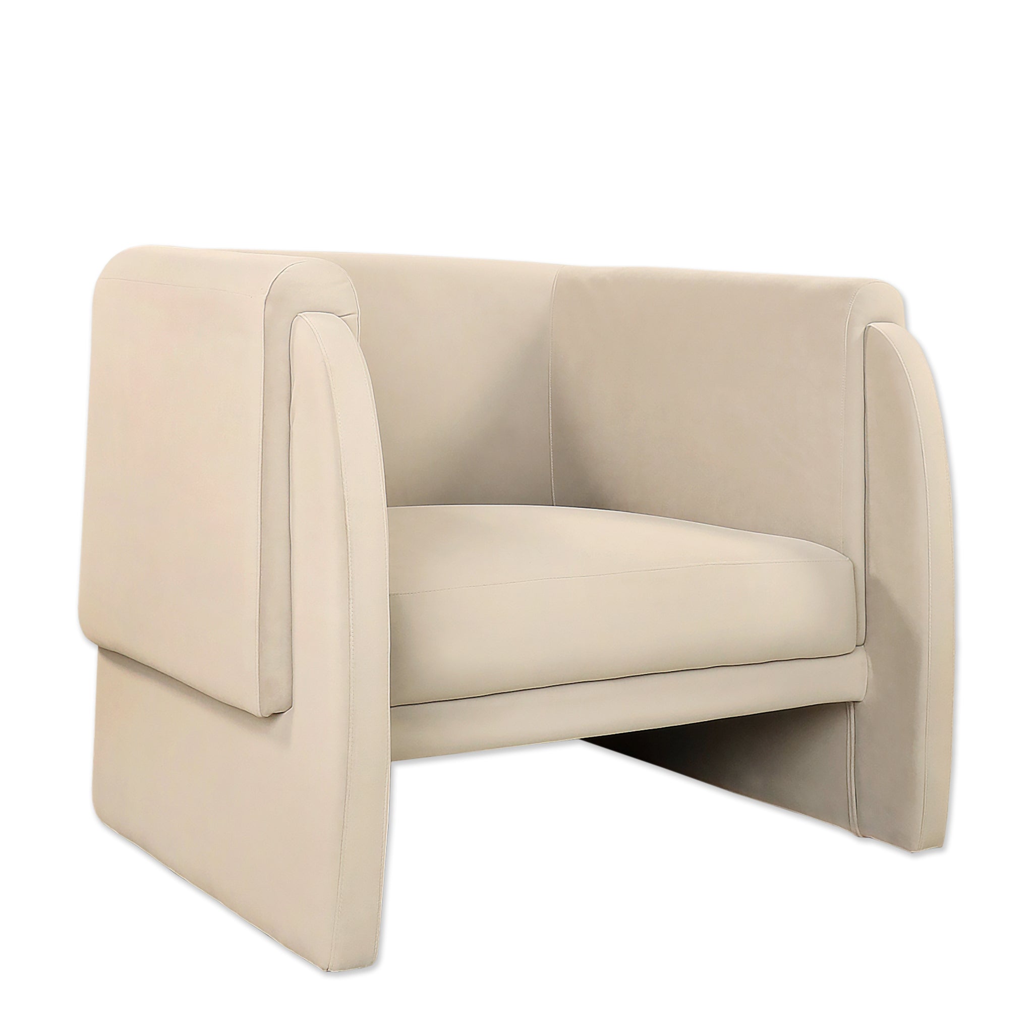 Castor - Velvet Armchair