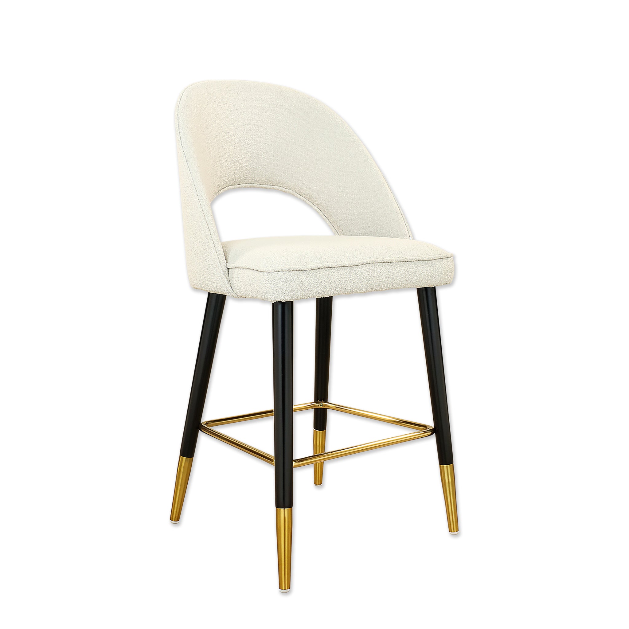 Massena - Bouclé Counter Stool