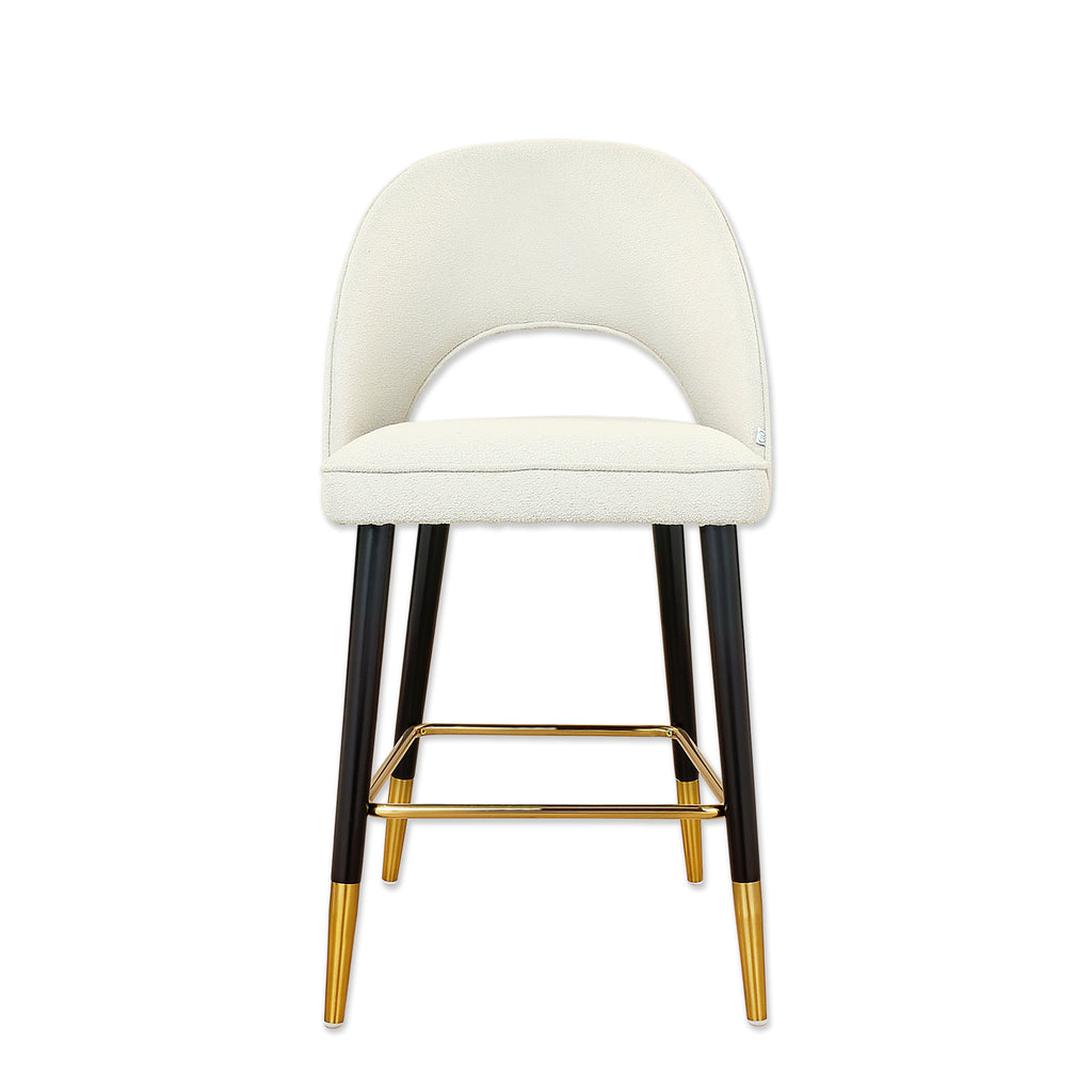 Massena - Bouclé Counter Stool