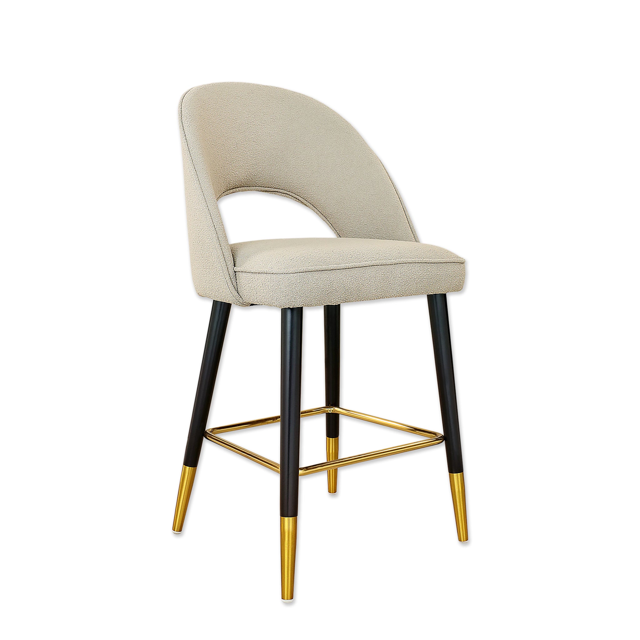 Massena - Bouclé Counter Stool