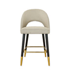 Massena - Bouclé Counter Stool