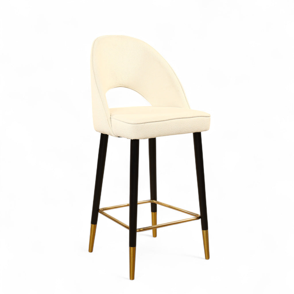 Massena - Bouclé Bar Stool