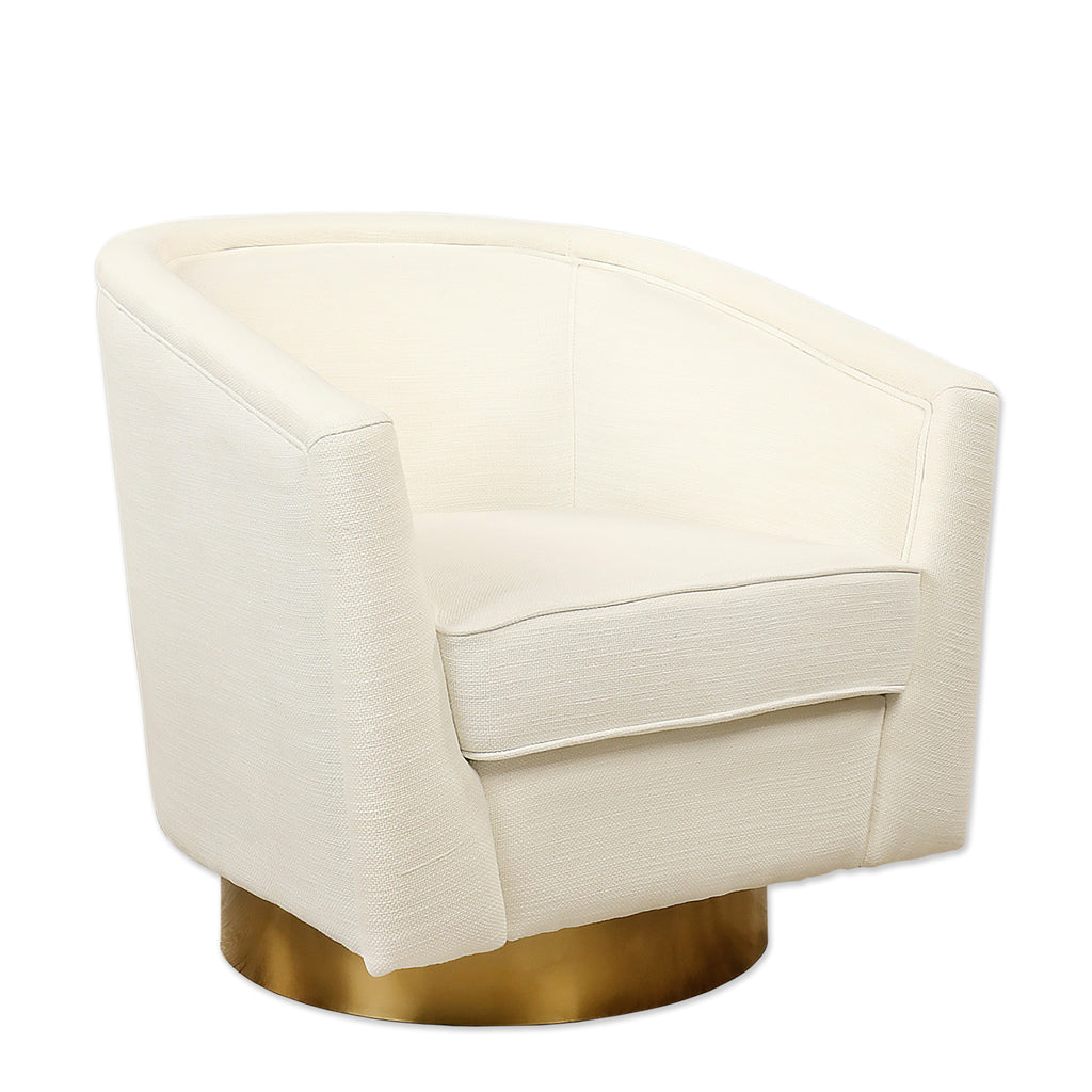 Brooks Swivel Armchair Lounge Chair