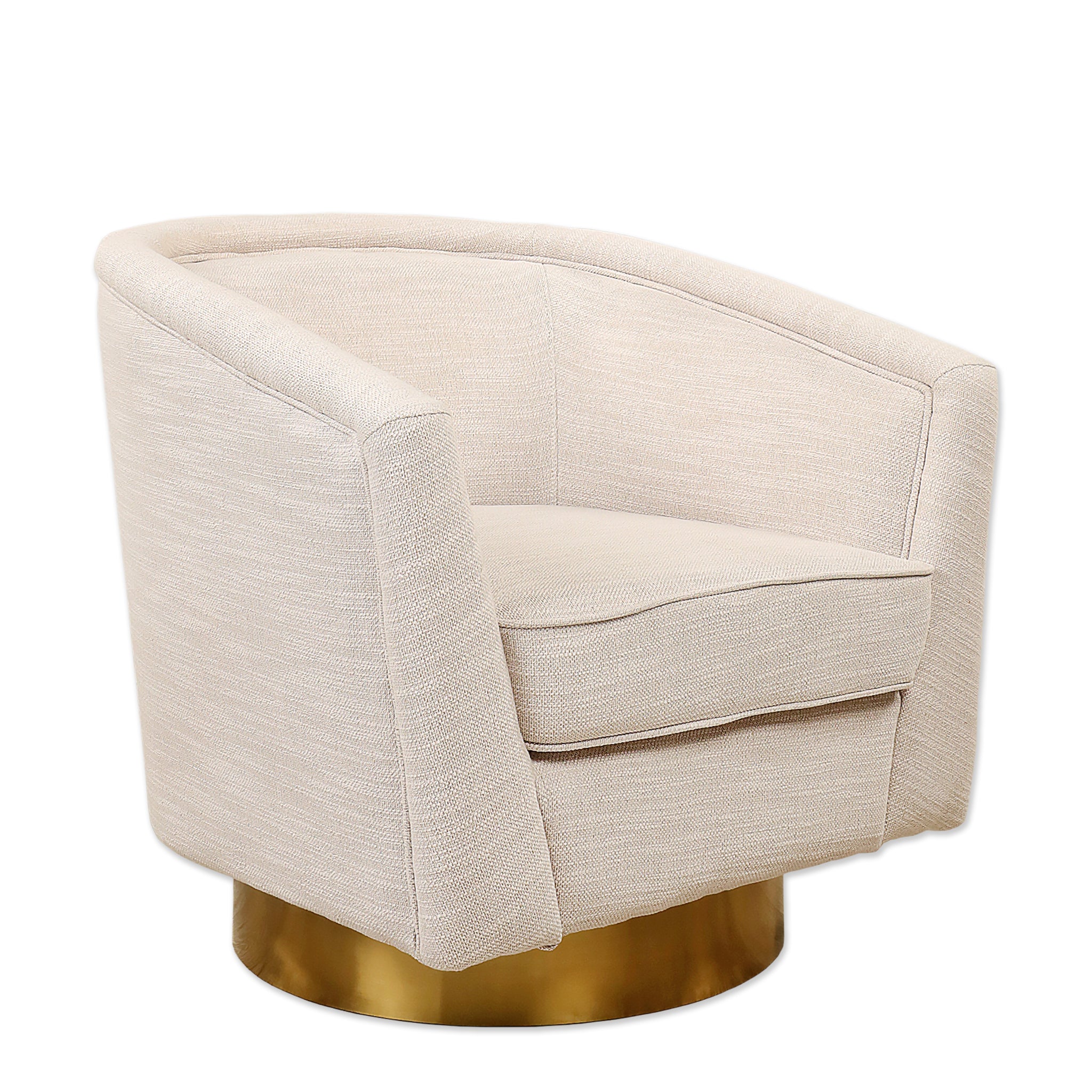 Brooks Swivel Armchair Lounge Chair