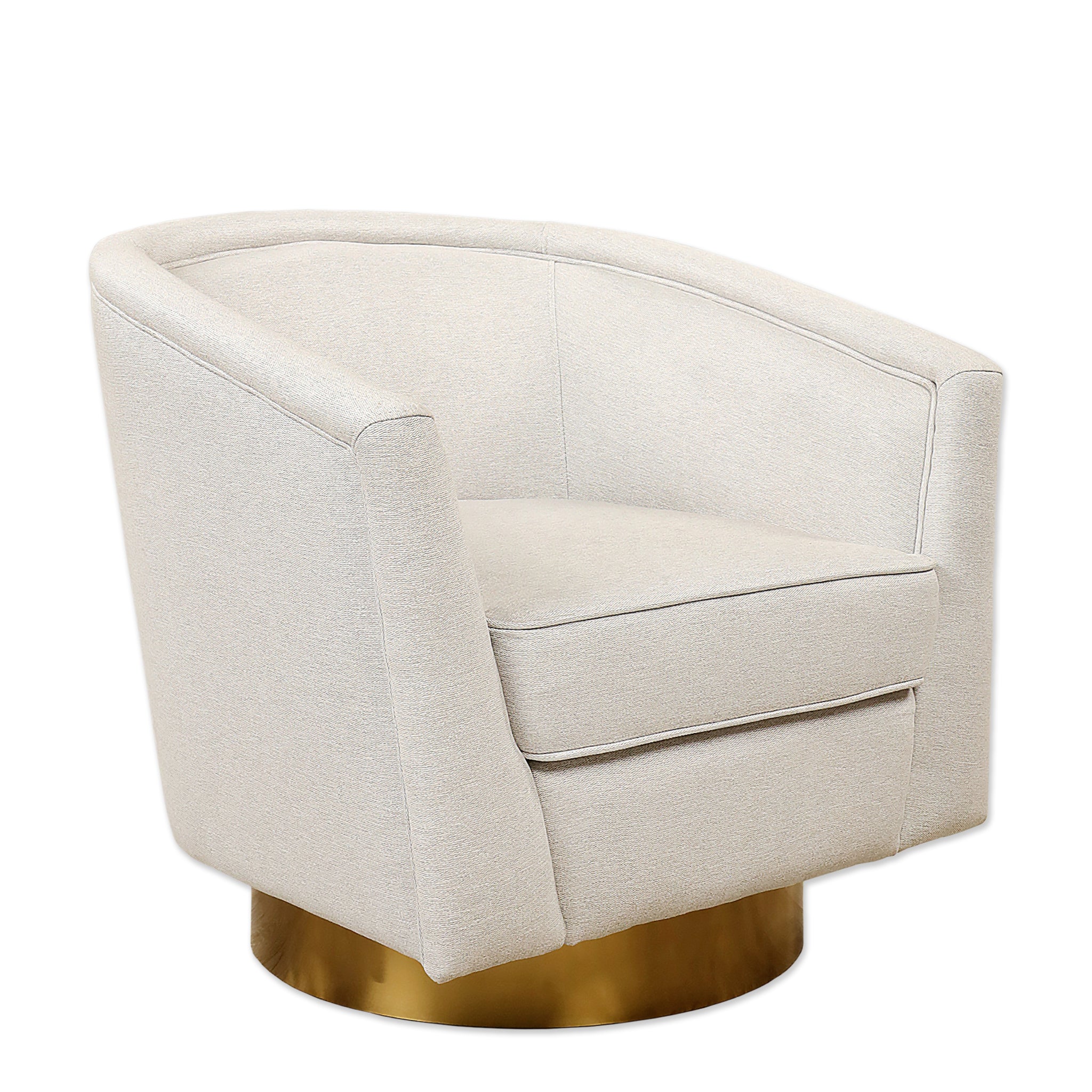 Brooks Swivel Armchair Lounge Chair