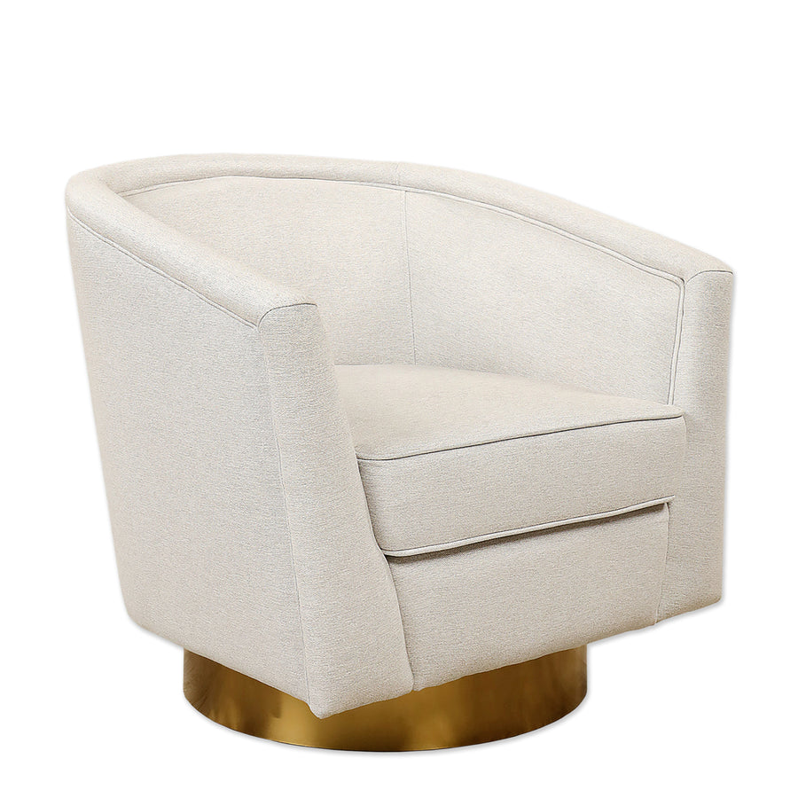 Brooks Swivel Armchair Lounge Chair