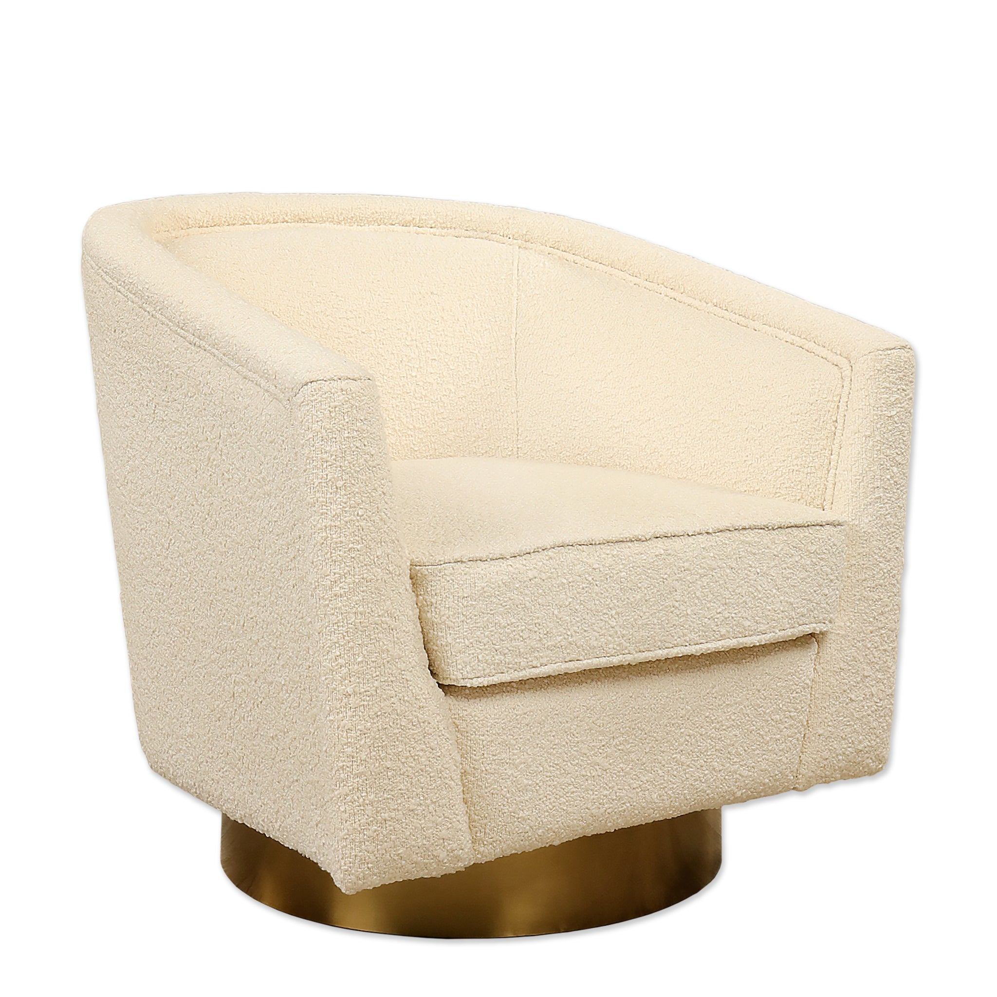 Brooks Swivel Armchair Lounge Chair