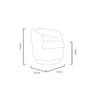 Dillon Swivel Armchair Lounge Chair