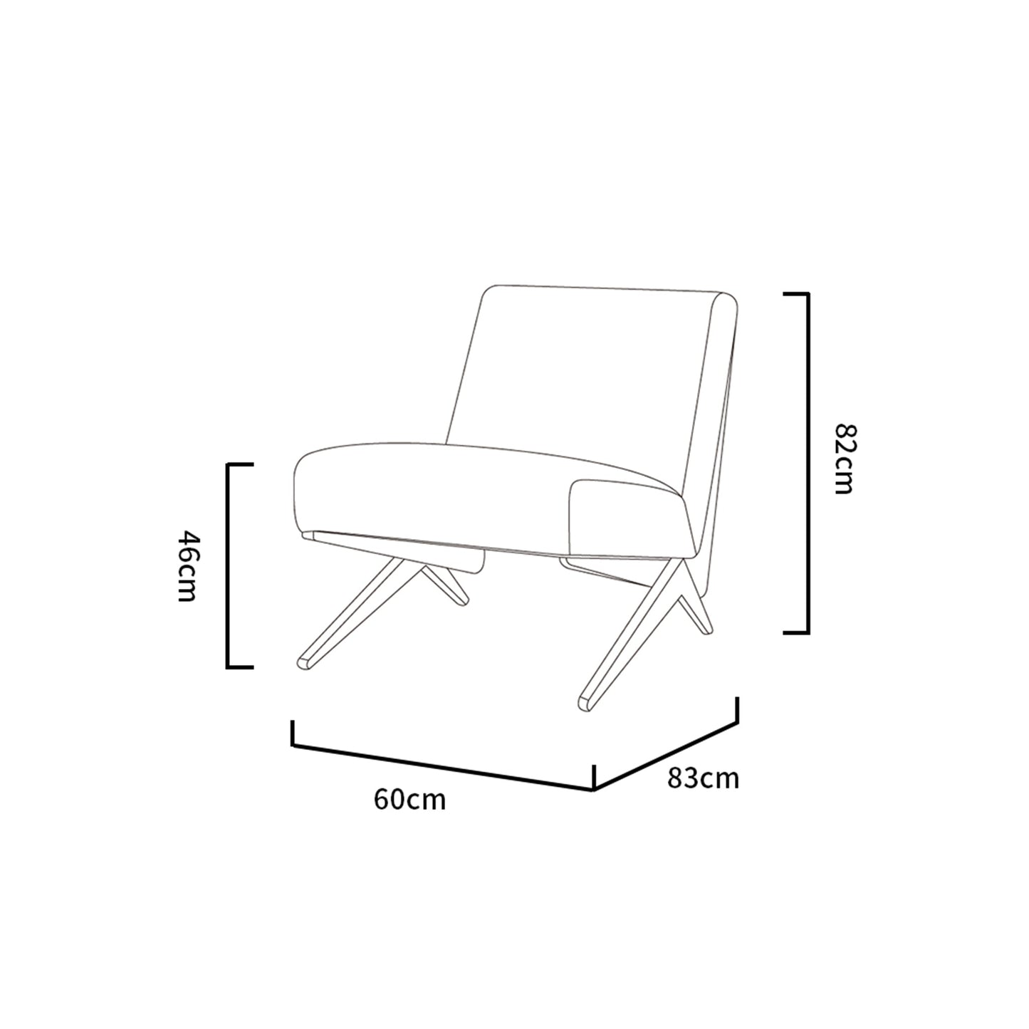 '-Regina Armchair Lounge Chair-Bloomr